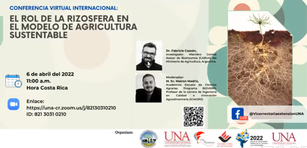 International conference: role of the rhizosphere in the Sustainable Agriculture model