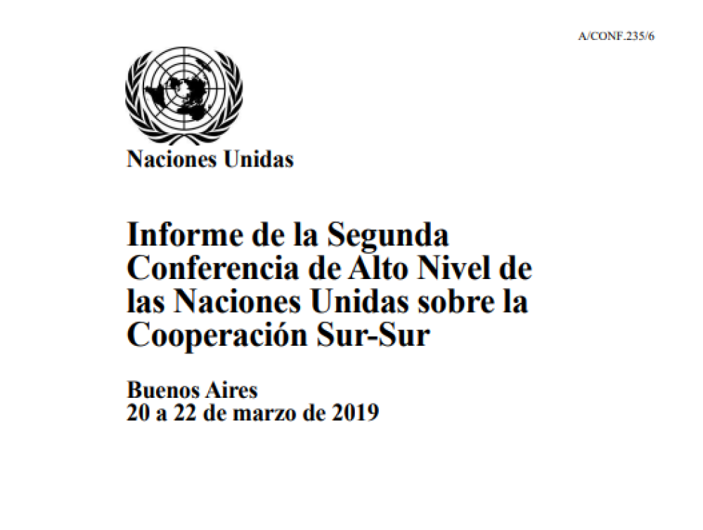 Segunda Conferencia de Alto Nivel de las Naciones Unidas sobre la Cooperación Sur Sur