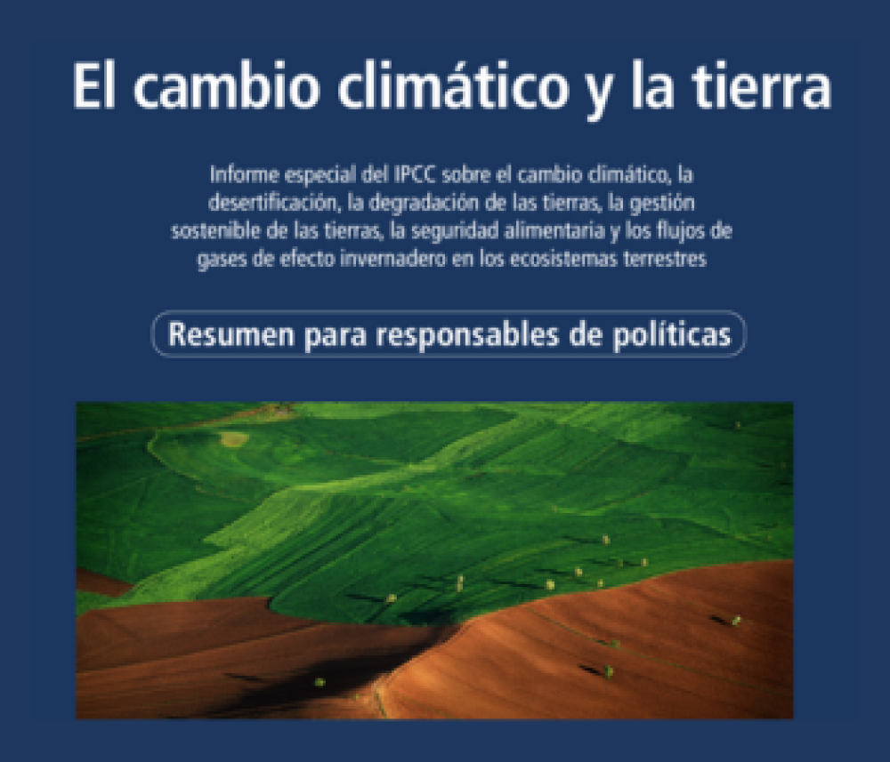 Climate change and land: IPCC special report on climate change, desertification, land degradation, sustainable land management, food security and greenhouse gas fluxes in terrestrial ecosystems.
