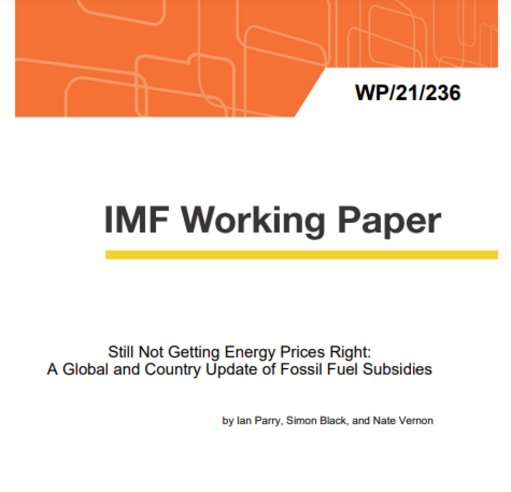 Todavía no se están fijando correctamente los precios de la energía: una actualización global y por país de los subsidios a los combustibles fósiles.
