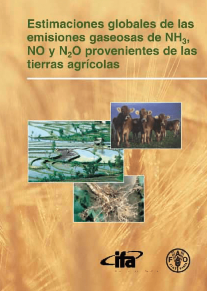 Global estimates of gaseous emissions of NH3, NO and N2O from agricultural land.