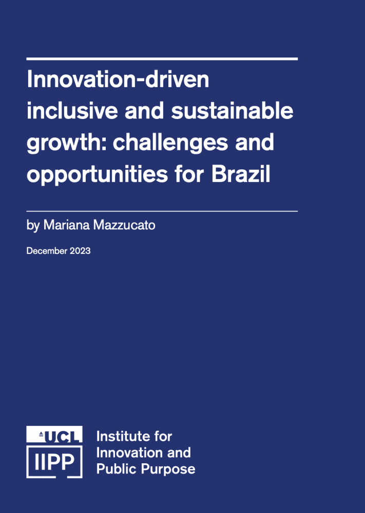 Innovation-driven inclusive and sustainable growth: challenges and opportunities for Brazil