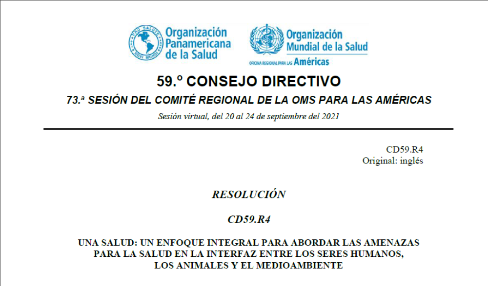 ONE HEALTH JOINT PLAN OF ACTION