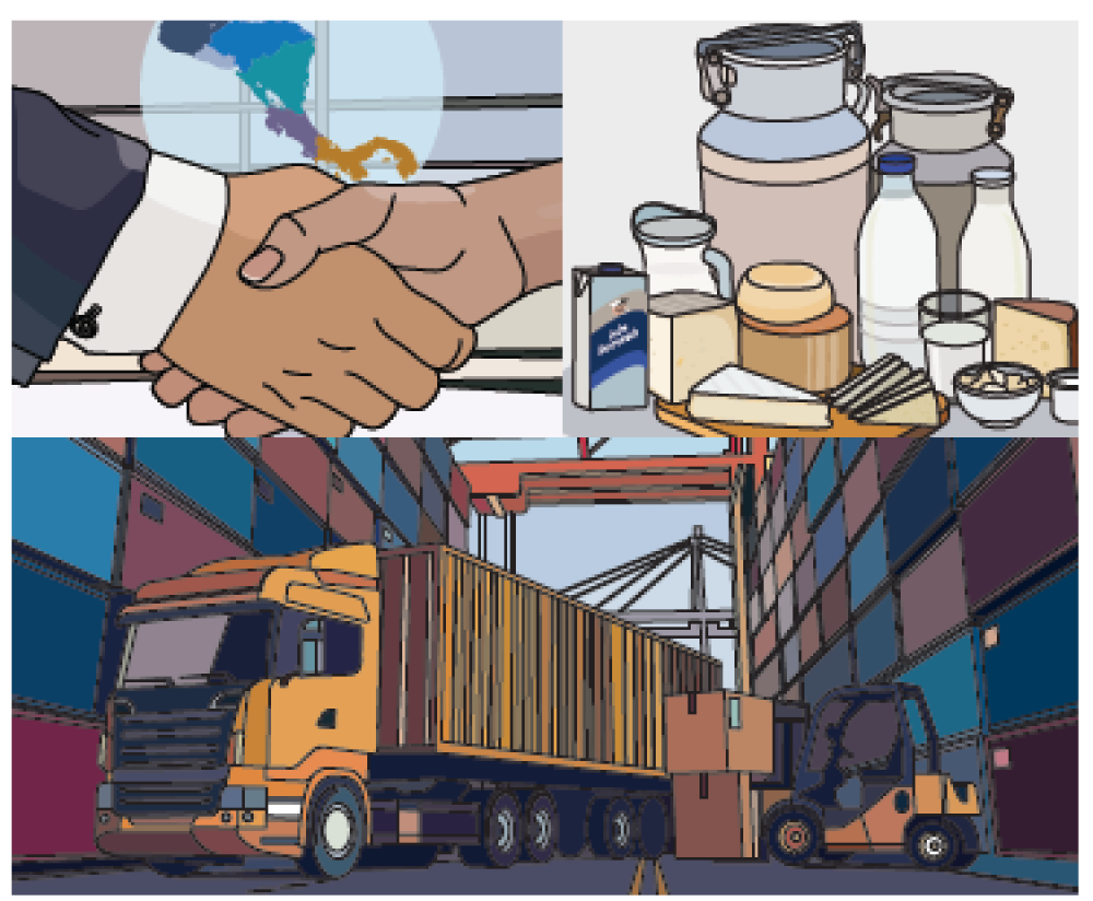 Report on the current status of current trade agreements in the Central American region in the dairy sector: opportunities and challenges for their best use