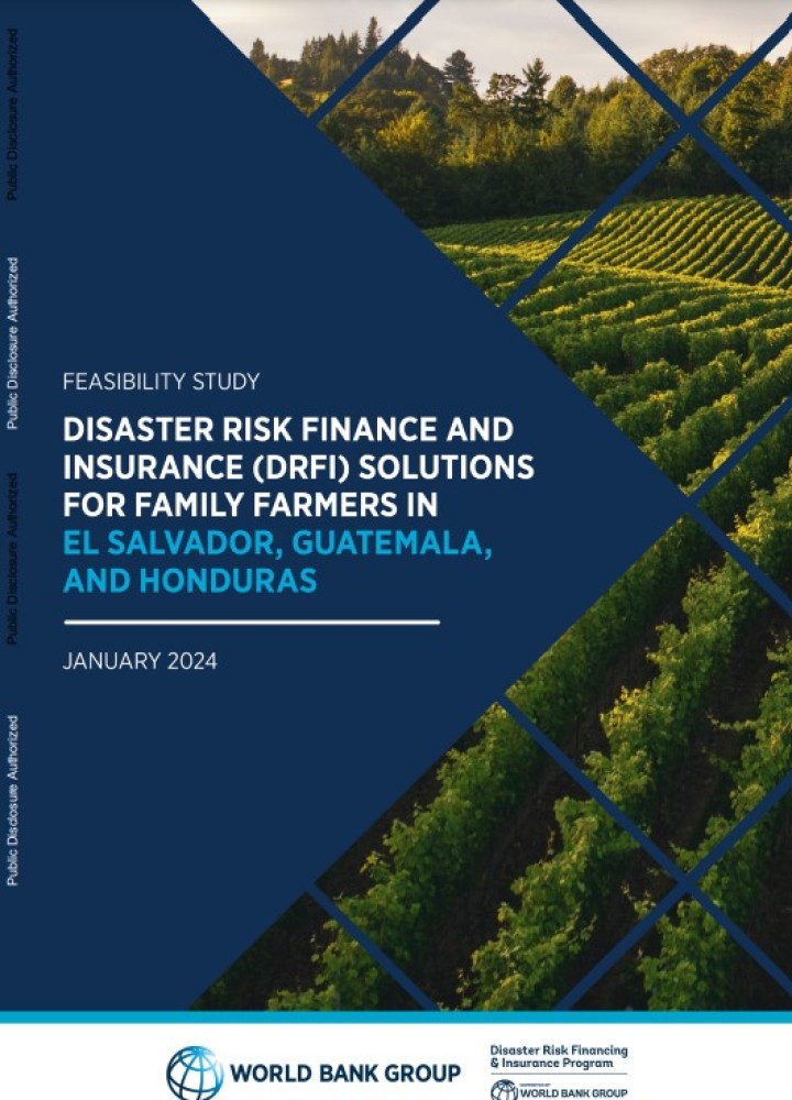 Estudio de viabilidad: Soluciones de seguro y financiamiento de riesgos de desastres (DRFI) para agricultores familiares en El Salvador, Guatemala y Honduras