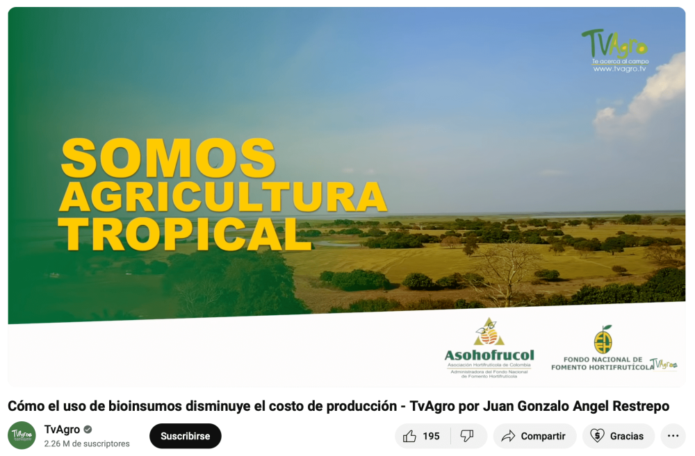 Cómo el uso de bioinsumos disminuye el costo de producción - TvAgro