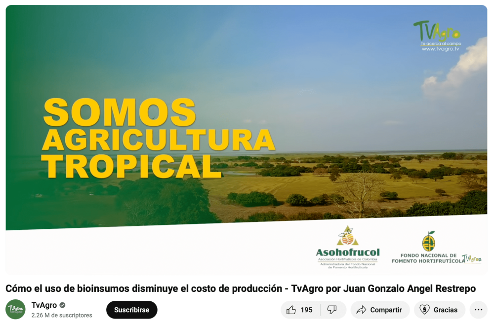 How the use of bioinputs lowers the cost of production - TvAgro