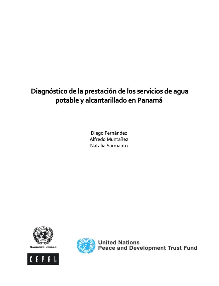 Diagnosis of the provision of potable water and sewerage services in Panama