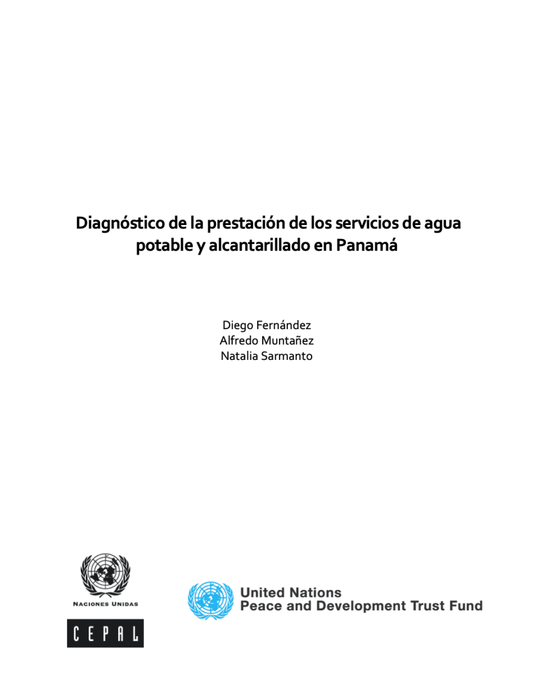 Diagnóstico de la prestación de los servicios de agua potable y alcantarillado en Panamá