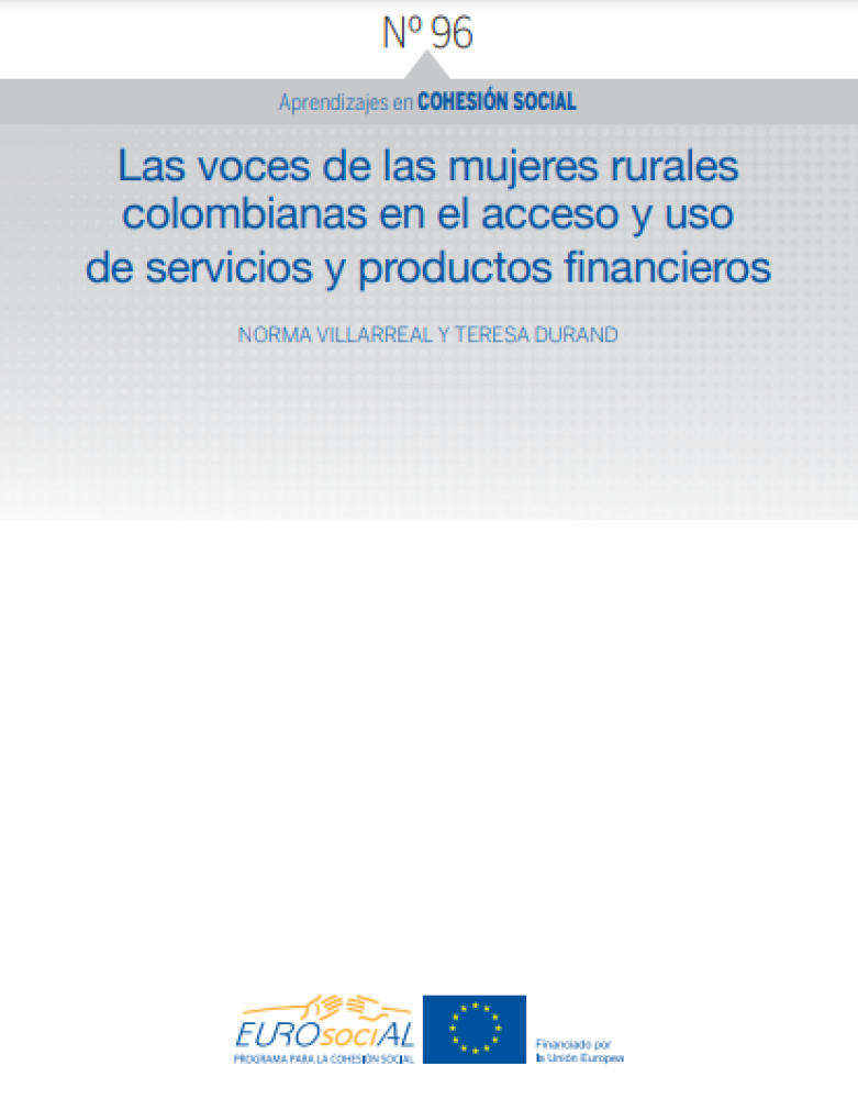 The voices of Colombian rural women in the access and use of financial services and products