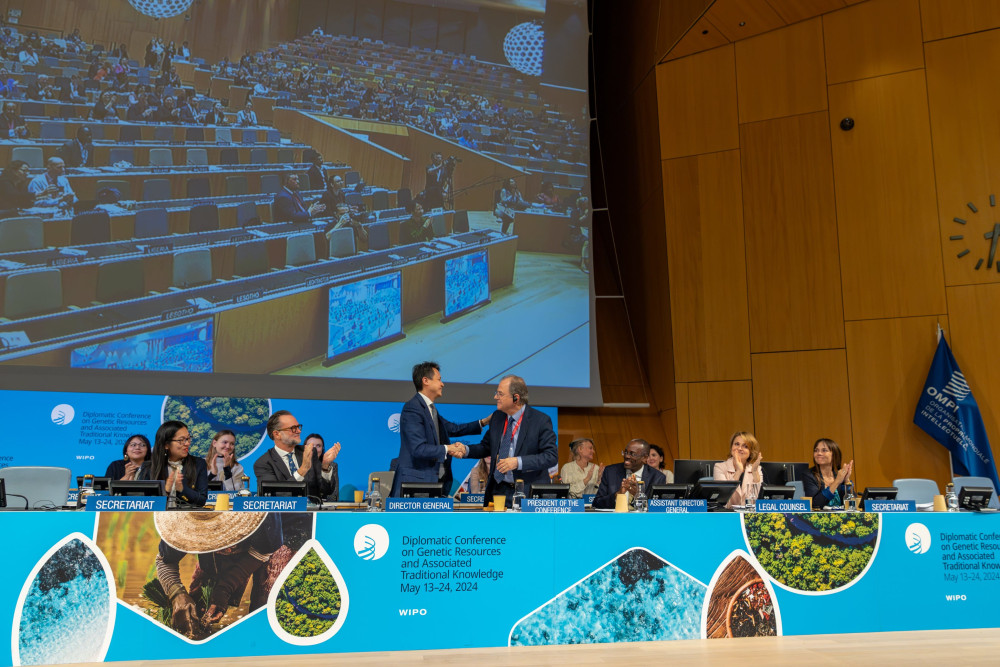 WIPO adopts landmark new treaty on intellectual property, genetic resources and associated traditional knowledge