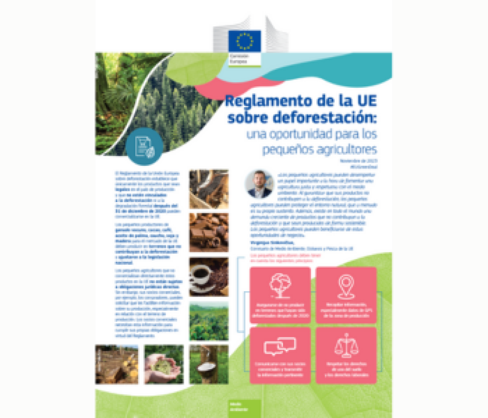 Reglamento de la UE sobre la deforestación: una oportunidad para los pequeños agricultores