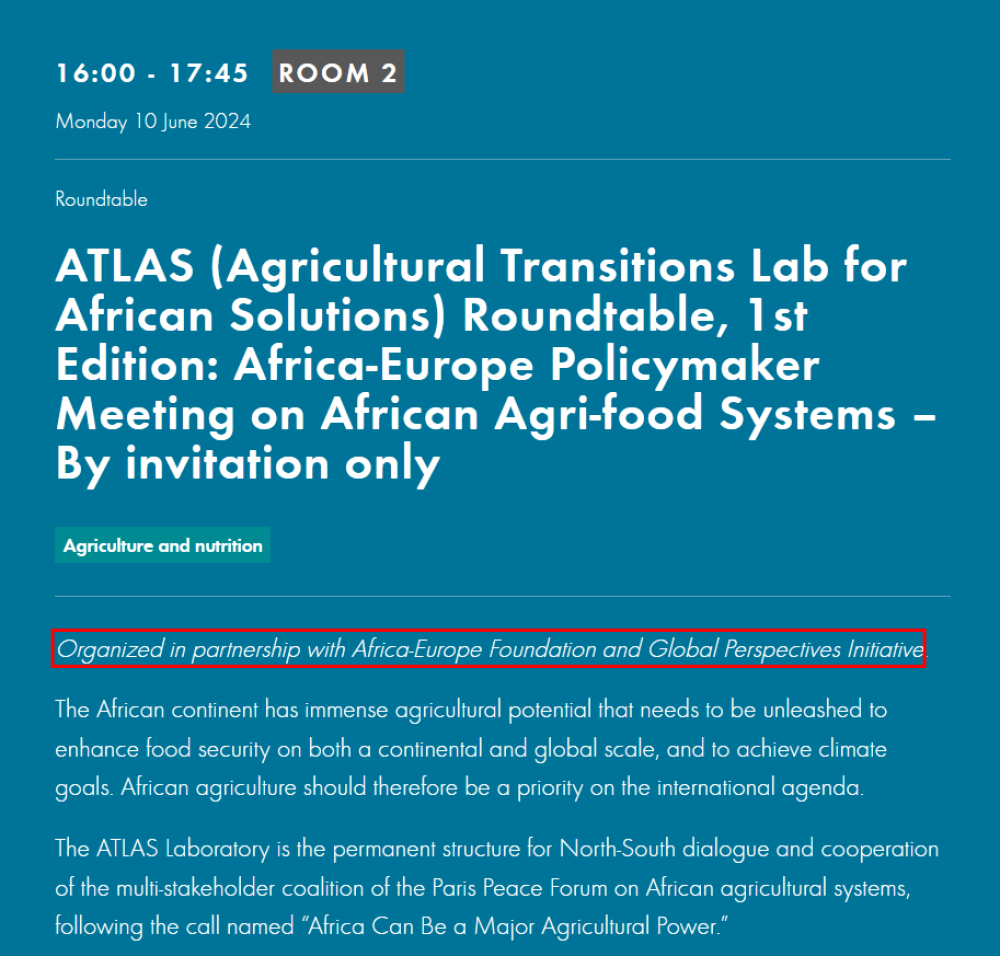 ATLAS - Agricultural Transitions Lab for African Solutions