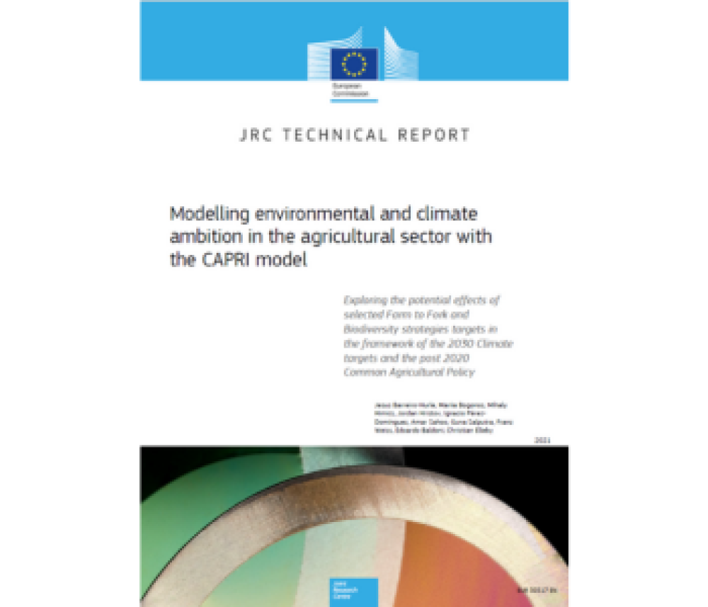 Modelo CAPRI de ambición medioambiental y climática en el sector agrícola