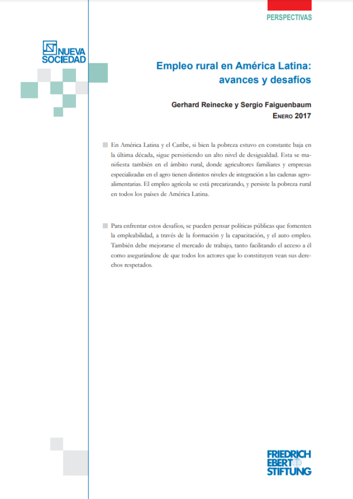 Empleo rural en América Latina: avances y desafíos