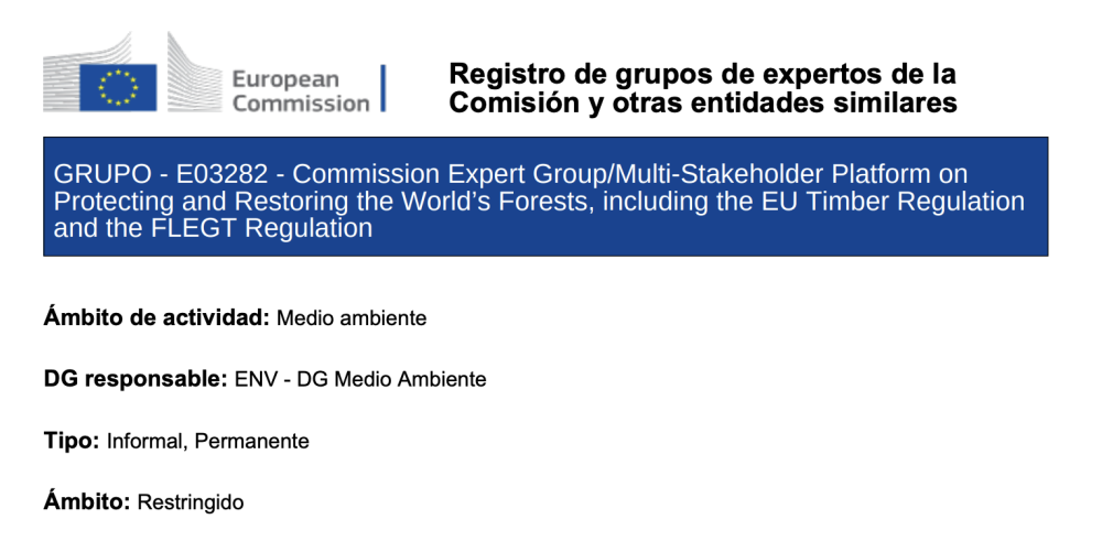 Multi-Stakeholder Platform on the Protection and Restoration of the World's Forests