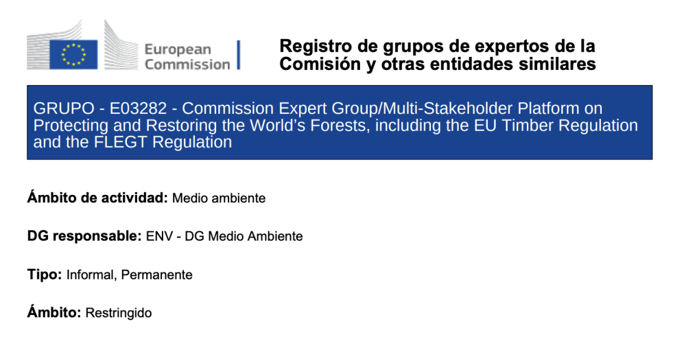 Plataforma de Múltiples Partes Interesadas Sobre la Protección y Restauración de los Bosques del Mundo