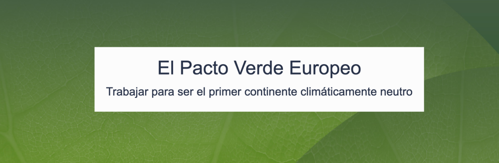 The European Green Deal