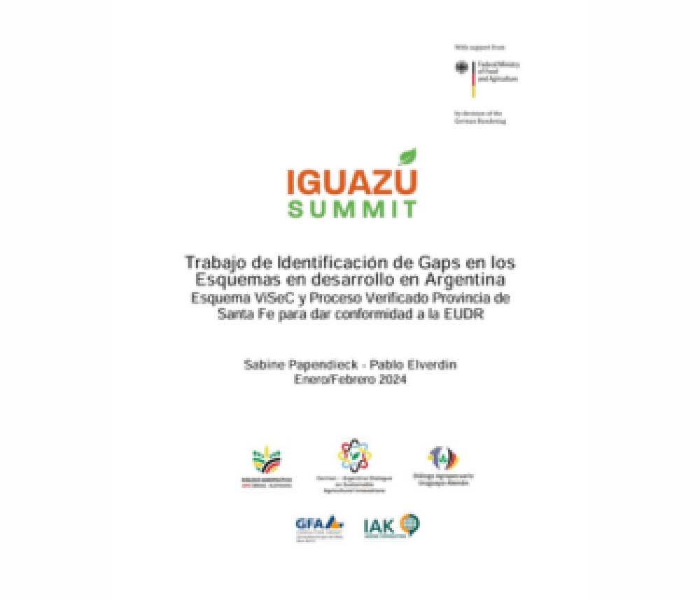 Identification of gaps in the schemes under development in Argentina - ViSeC Scheme and Process Verified Province of Santa Fe for EUDR Compliance