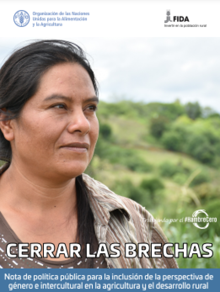 Closing the gaps, a public policy note for the inclusion of the gender and intercultural perspective in agriculture and rural development