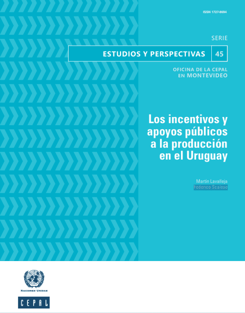 Public incentives and support for production in Uruguay