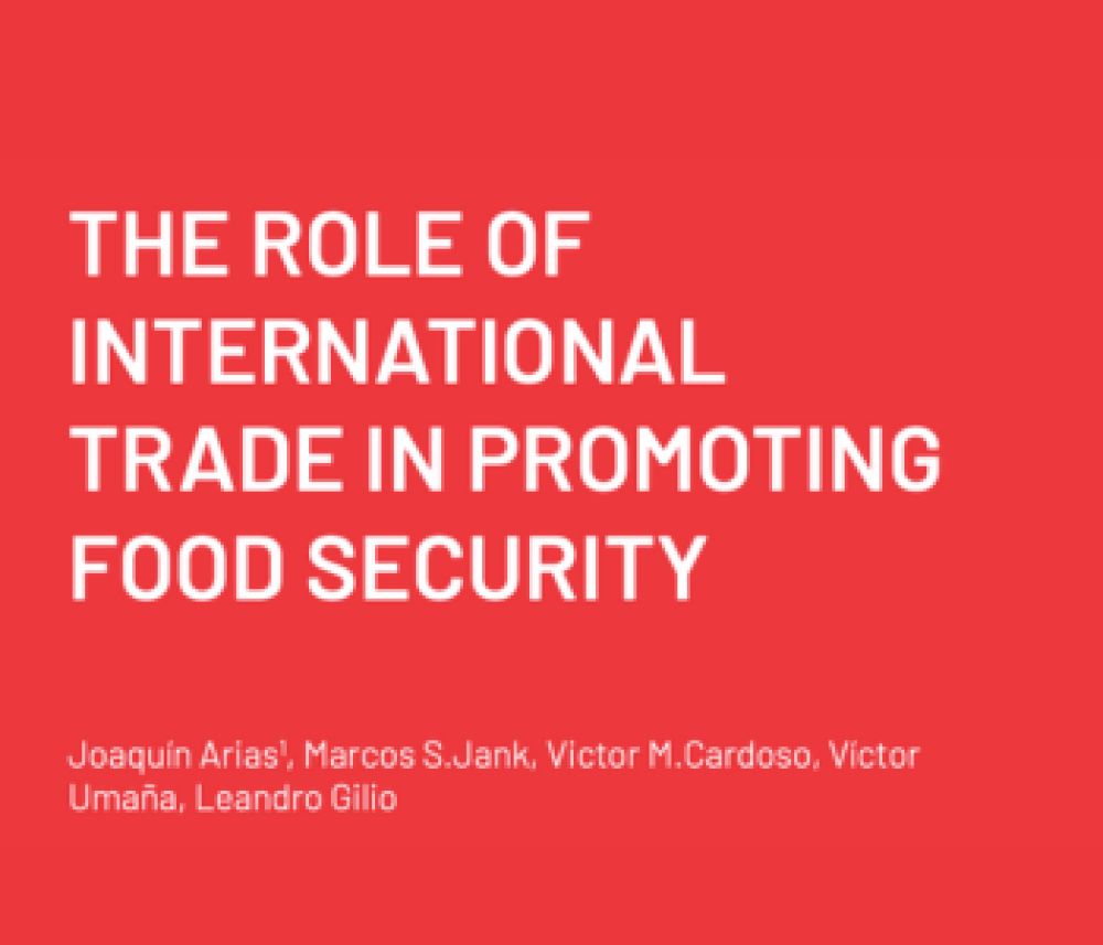 THE ROLE OF INTERNATIONAL TRADE IN PROMOTING FOOD SECURITY