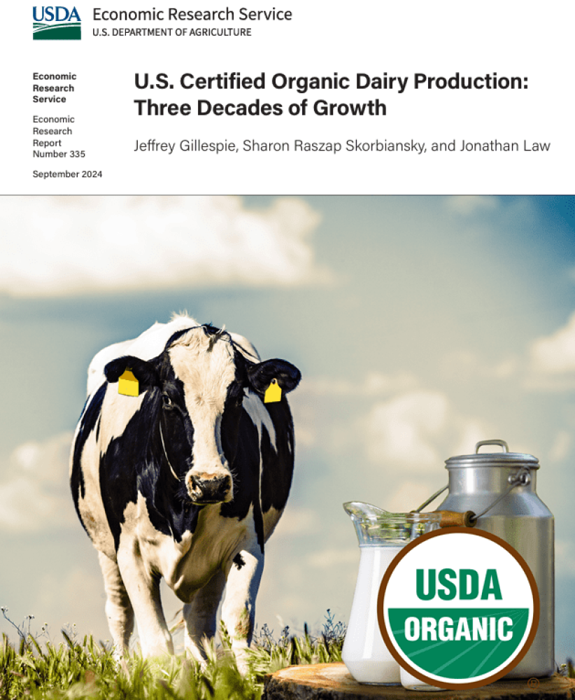 U.S. Certified Organic Dairy Production: Three Decades of Growth