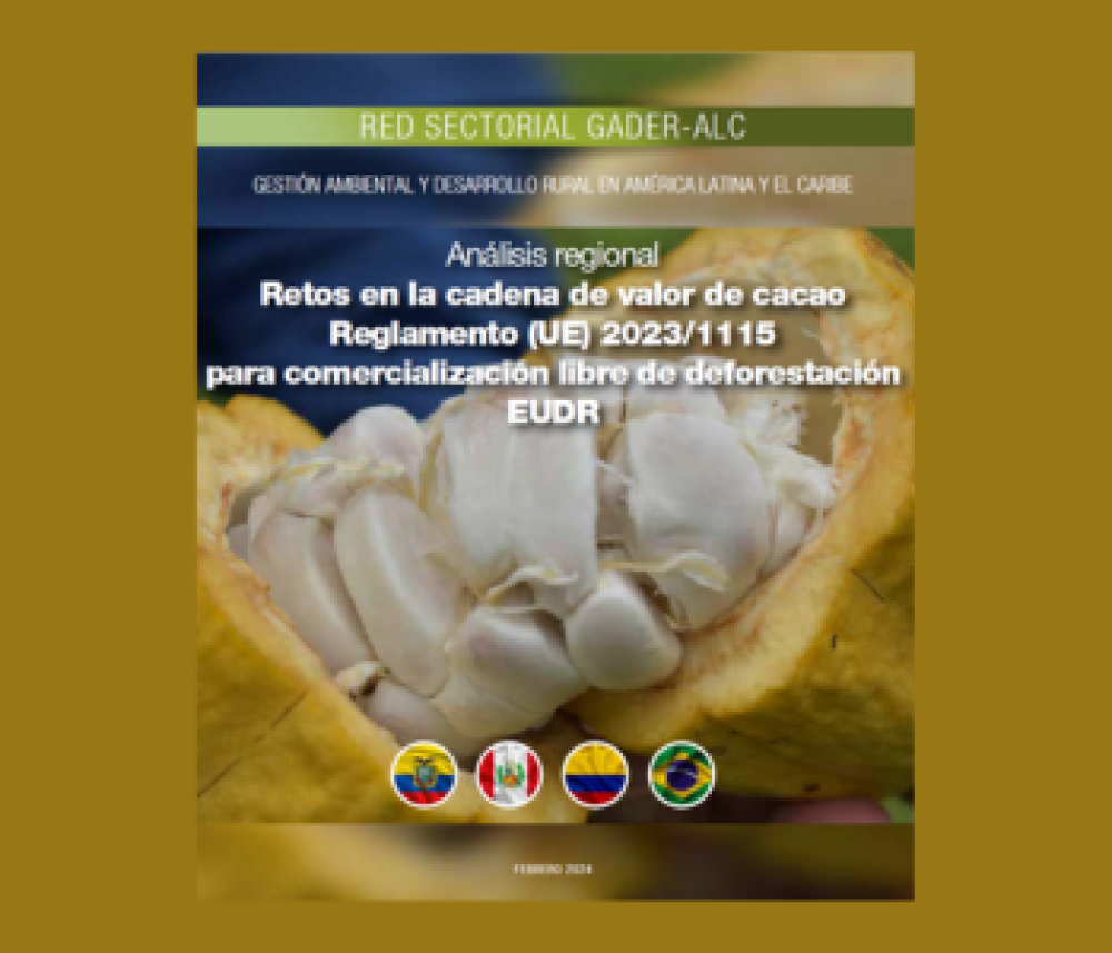 Retos en la cadena de valor de cacao Reglamento (UE) 2023/1115 para  comercialización  libre  de  deforestación EUDR