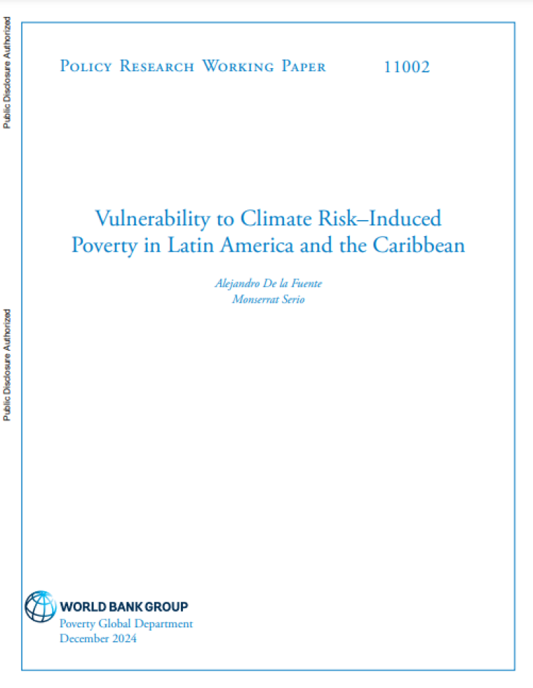 [ENG] Vulnerabilidad a la pobreza inducida por el riesgo climático en América Latina y el Caribe