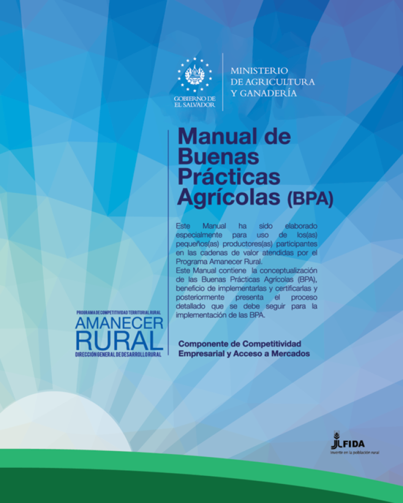 Manual de Buenas Prácticas Agrícolas para Productores y Productoras