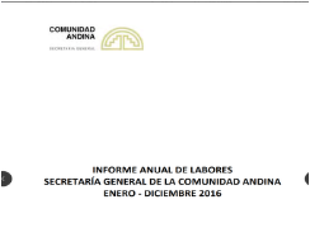 Informe de labores enero - diciembre 2016