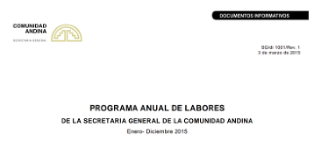 442_Programa Anual de Labores 2015
