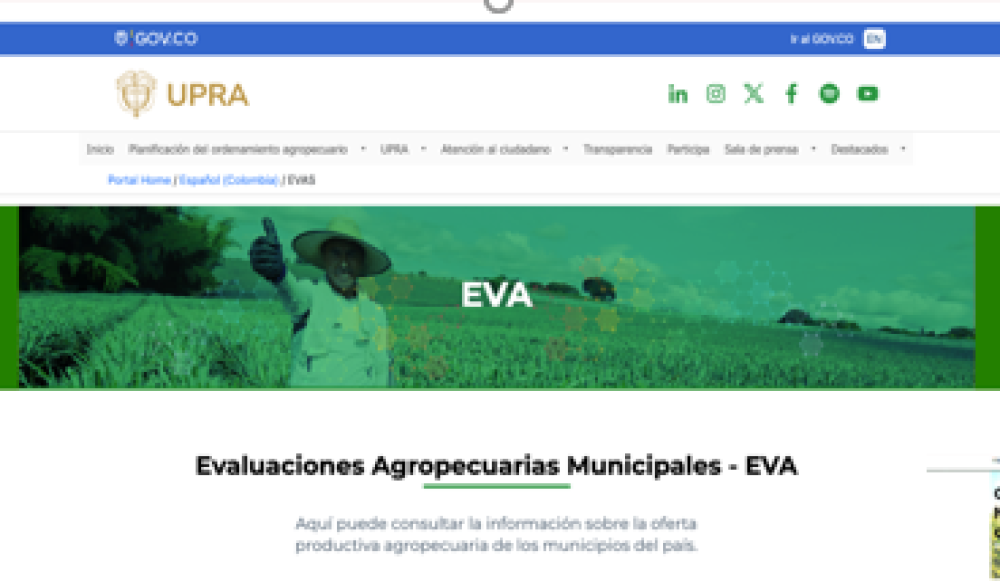 Evaluaciones Agropecuarias EVAS