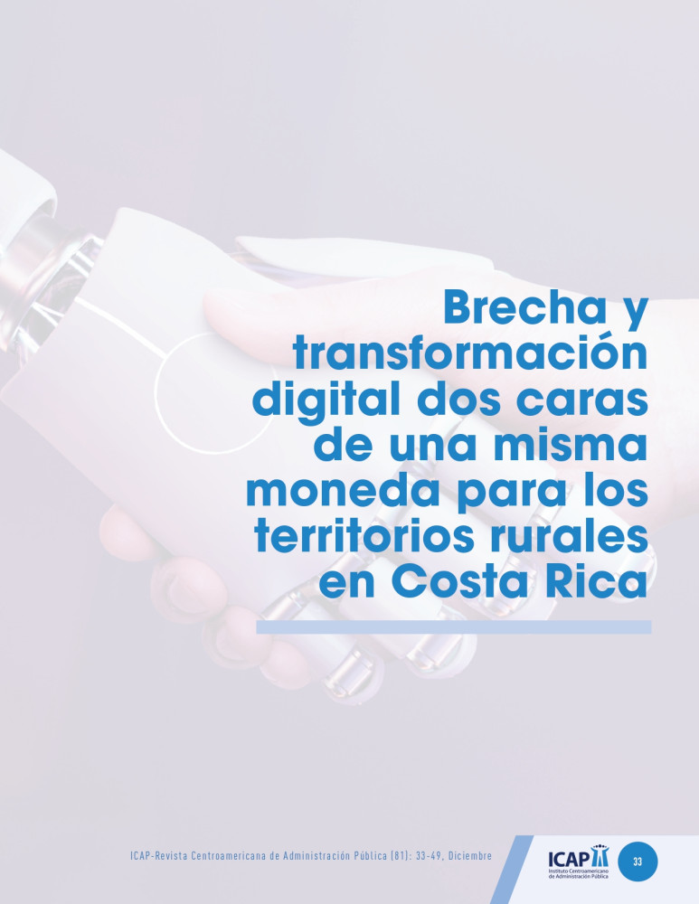 Digital Divide and Digital Transformation: Two Sides of the Same Coin for Rural Territories in Costa Rica