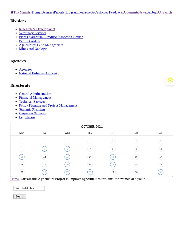 Proyecto de agricultura sostenible para mejorar las oportunidades de las mujeres y los jóvenes jamaicanos