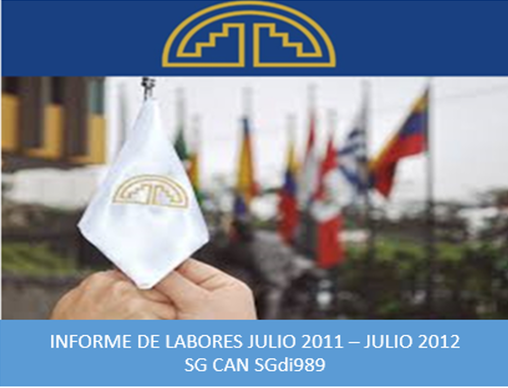 Informe de Labores Julio 2011 - Julio 2012. SGdi989