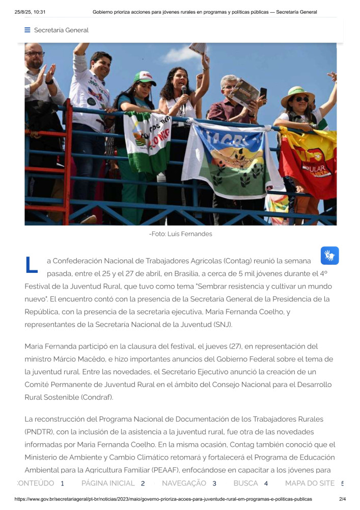 Gobierno prioriza acciones para jóvenes rurales en programas y políticas públicas