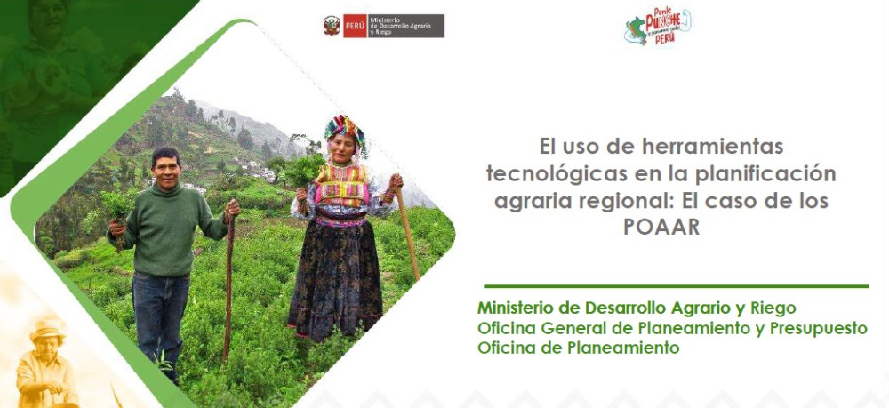 El uso de herramientas tecnológicas en la planificación agraria regional: El caso de los POAAR