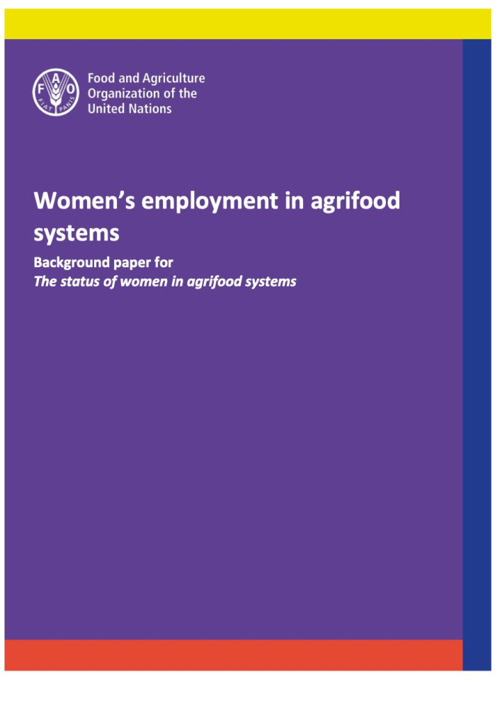 [ENG] El empleo de las mujeres en los sistemas agroalimentarios