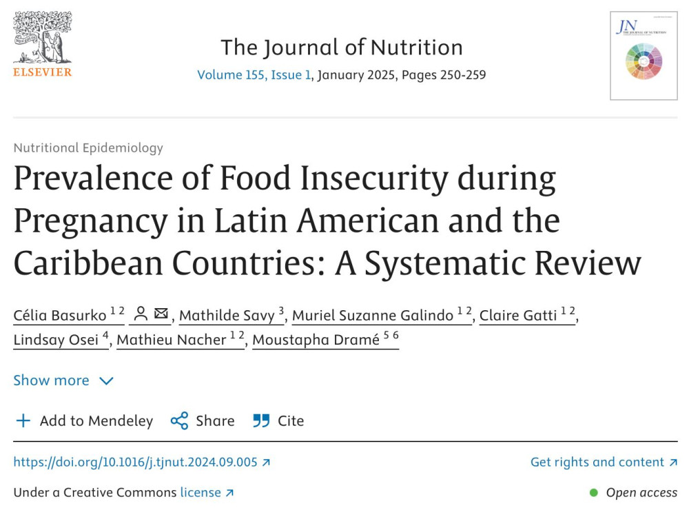 Prevalence of Food Insecurity during Pregnancy in Latin American and the Caribbean Countries: A Systematic Review