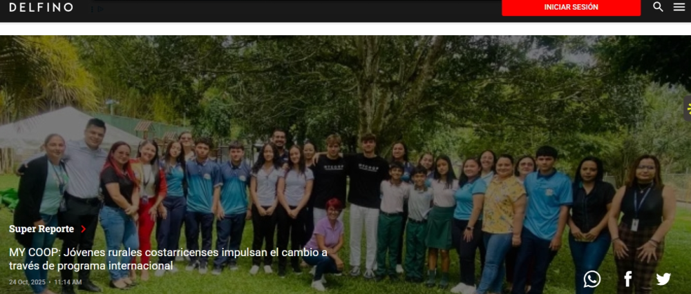 MY COOP: Jóvenes rurales costarricenses impulsan el cambio a través de programa internacional