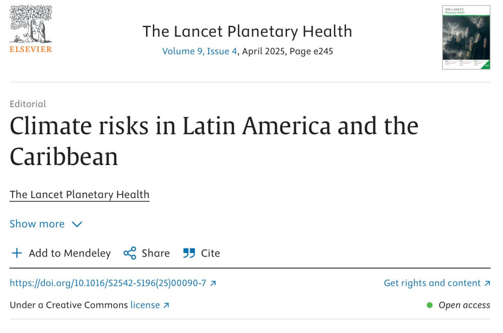Climate risks in Latin America and the Caribbean