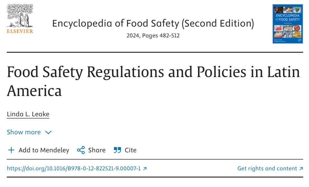Food Safety Regulations and Policies in Latin America