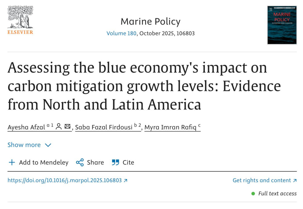 Assessing the blue economy's impact on carbon mitigation growth levels: Evidence from North and Latin America