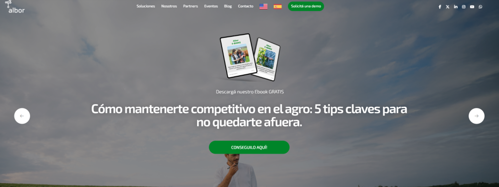 Albor Campo – Gestión agropecuaria digital