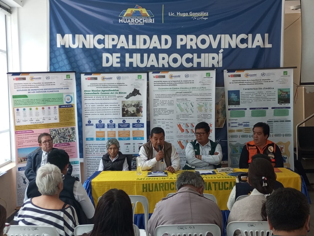 SENAMHI Strengthens Interinstitutional Cooperation to Address Climate Variability in the Rímac River Basin