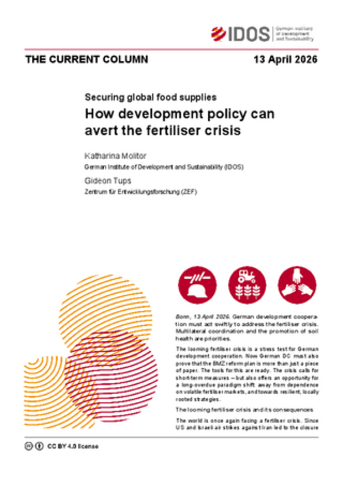 How development policy can avert the fertiliser crisis