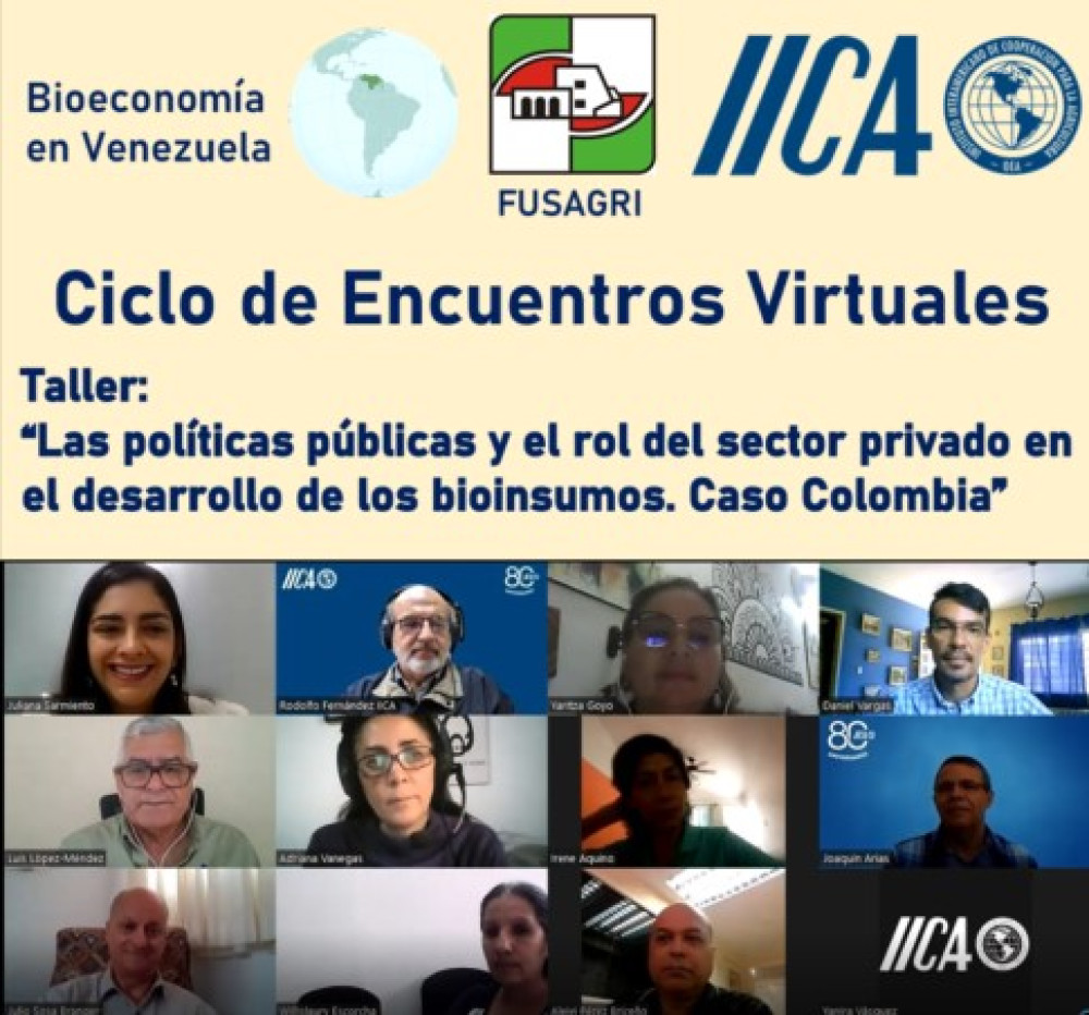 Webinar: Public policies and the role of the private sector in the development of agricultural bioinputs. Colombia Case