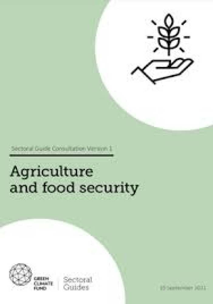Guía sectorial sobre agricultura y seguridad alimentaria