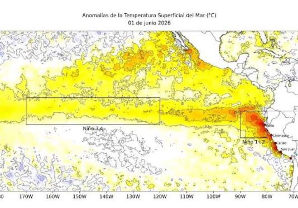 ENFEN confirms the onset of the moderate-intensity phase of the El Niño phenomenon in Peru